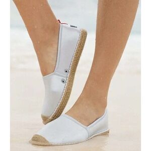 Sea Star Women's Neoprene Beachcomber Espadrille Flat Grey Shoe~Size 8